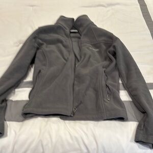 Columbia Gray Ski Jacket Full Zip Athletic